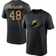Men's Blake Ferguson Miami Dolphins ＃48 Black 2020 Salute To Service Performance T-Shirt