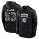 Men's Cameron Goode Miami Dolphins ＃53 Black 2026 Salute to Service Sideline Lightweight Hooded Long Sleeve T-Shirt