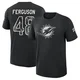 Youth Blake Ferguson Miami Dolphins ＃48 Black 2026 Salute to Service Slub T-Shirt