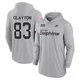 Youth Mark Clayton Miami Dolphins ＃83 Gray 2024 Salute to Service Lightweight Performance Long Sleeve Hooded T-Shirt